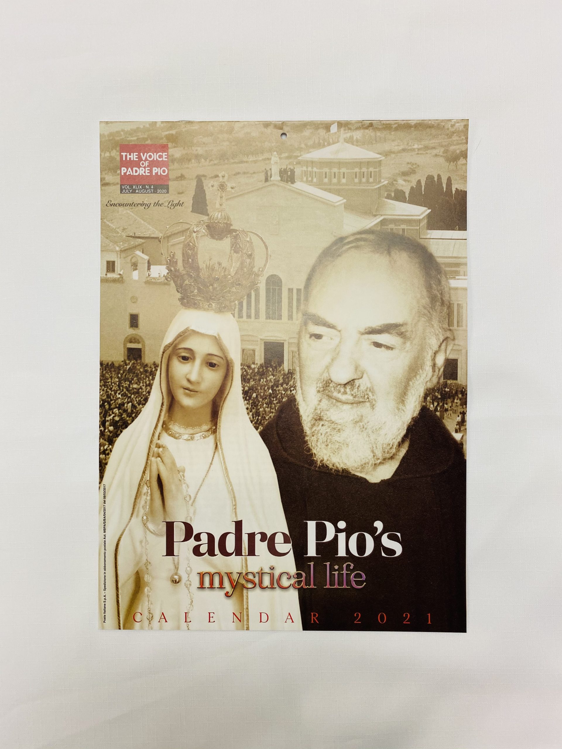 Voice Of Padre Pio 21 Calendar Padre Pio S Mystical Life National Centre For Padre Pio National Centre For Padre Pio