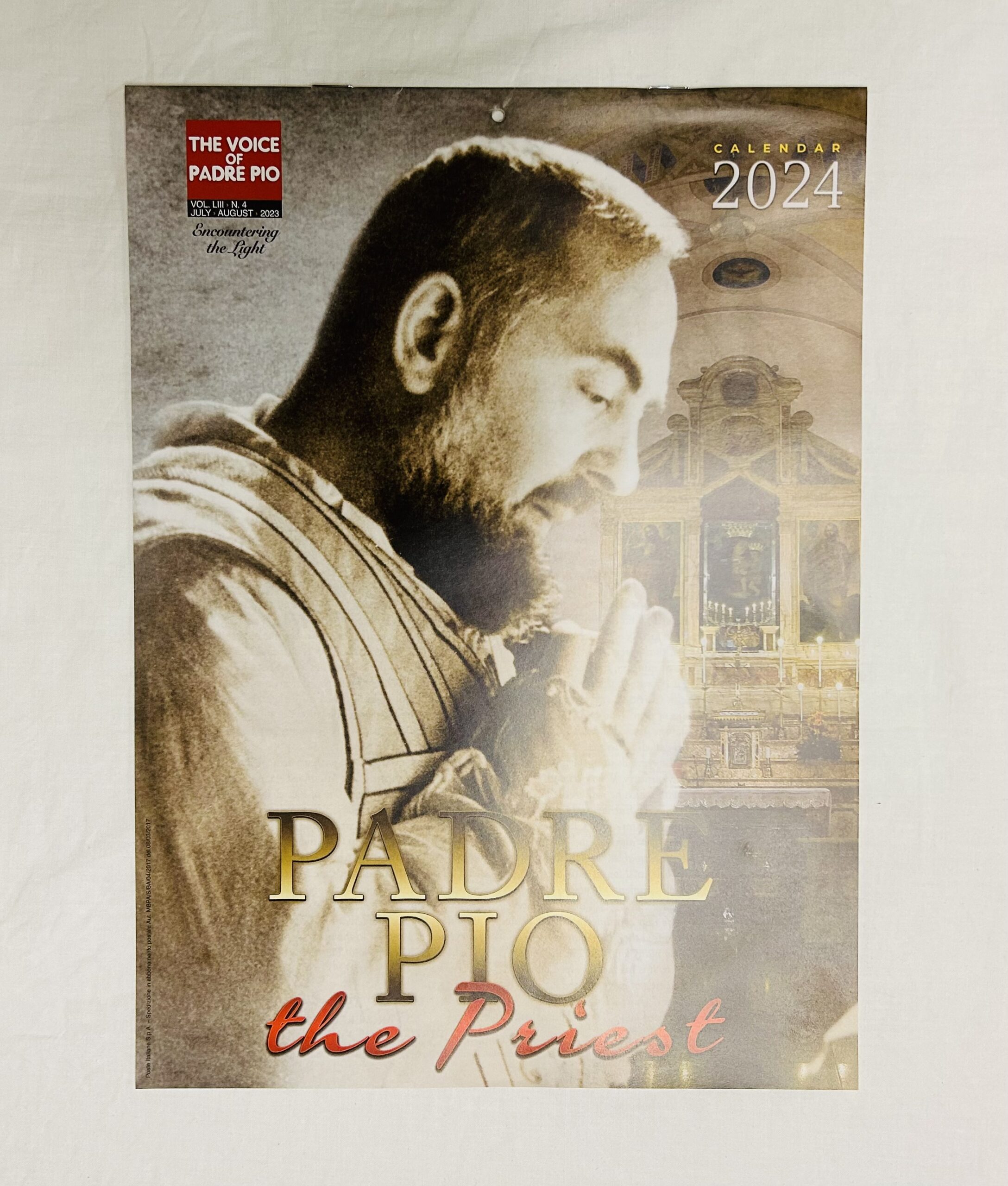2024 Voice of Padre Pio Calendar – English