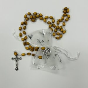 Olivewood Relic Rosary