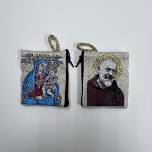 Padre Pio & Our Lady of Grace Rosary Pouch